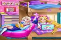 Rapunzel y Elsa: Decoran Dormitorio