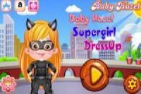 Baby Hazel disguises herself as super heroine