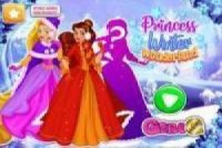 Принцессы Диснея: Зимние платья