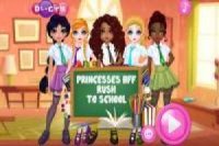 Princesses return to school