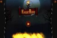 Night knight on motorcycle