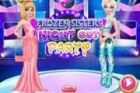 Viste de gala a las princesas Frozen