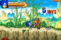 Sonic in Dragon ball Advance Adventure World