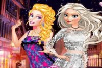 Cinderella and Elsa: Nightlife