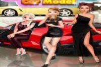 Moana e suas amigas: modelos de carros