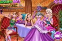 Anna, Elsa y Rapunzel: Moda de Chicas