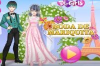 Пунктирная свадьба для девочек