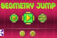 Geometry Jump in the style of Geometry Dash