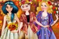 Aurora, Elsa und Jasmine: Herbstball