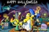 The simpsoms on Halloween: Fandejuegos puzzles