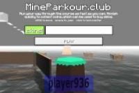 Parkour with Steve from Minecraft