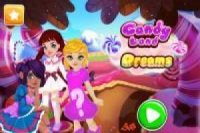 Dress up girls from candy country