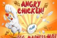 Poulet en colère: folie aux œufs