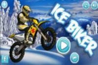 Motociclista de gelo