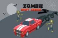 Auto loco derriba zombies