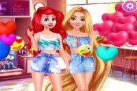 Rapunzel y Ariel: Bombones para sus enamorados