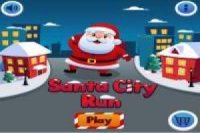 Subway Surfers: Santa runs through the city
