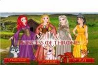 Viste a las princesas como Juego de tronos