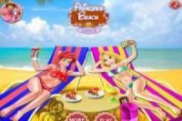 Rapunzel und Ariel: Poolparty