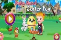 Decorate Easter Eggs with Baby Hazel