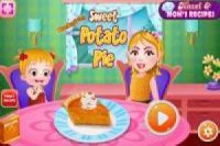 Baby Hazel: Sweet potato dessert