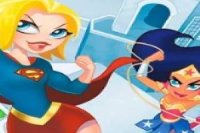 Combat de nourriture pour filles super-héros