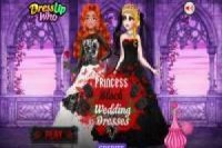 Princesas Disney: Trajes de novia en negro