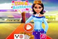 Tina the best stewardess