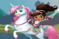 Nella jumps with the unicorn