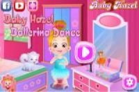 Bebé Hazel bailando ballet