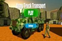 Transporte de camiones del ejército 3D