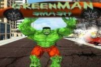 Green man smash