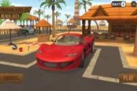 Ярость Парковка 3D: Пляж Город