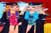 Rapunzel and Elsa: Graduation Party