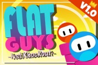 Игра на выбывание Flat Guys: 2 игрока