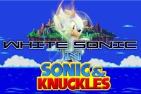White Sonic in Sonic Knuckles Game