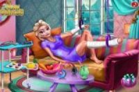 Princesse Elsa: récupération à la maison