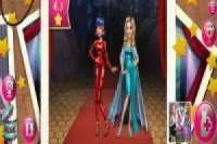 Cambio de disfraces: Ladybug y Elsa