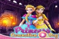 Anna and Elsa: Glamorous coronation