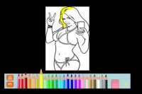 Coloring the Girl from GTA V