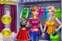 Elsa et Anna: mode décontractée