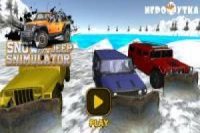Kar Küreme Jeep Simülatörü