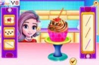 Ayuda a la princesa a preparar deliciosos cupcakes de frutas