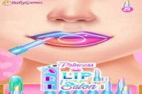 Salón de belleza de labios para princesas