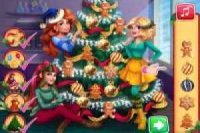 Viste al árbol de navidad con nuestras chicas