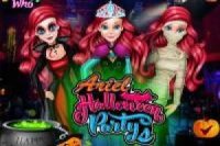 Halloweenská párty princezny Ariel