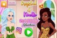 Crystal a Noelle: Sociální mediální dobrodružství