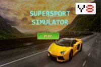 Sports car simulator