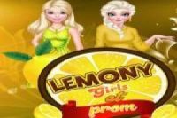 Barbie and Elsa: They sell lemonade