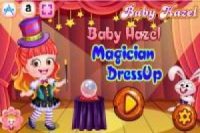 Bebê Hazel como um assistente de circo